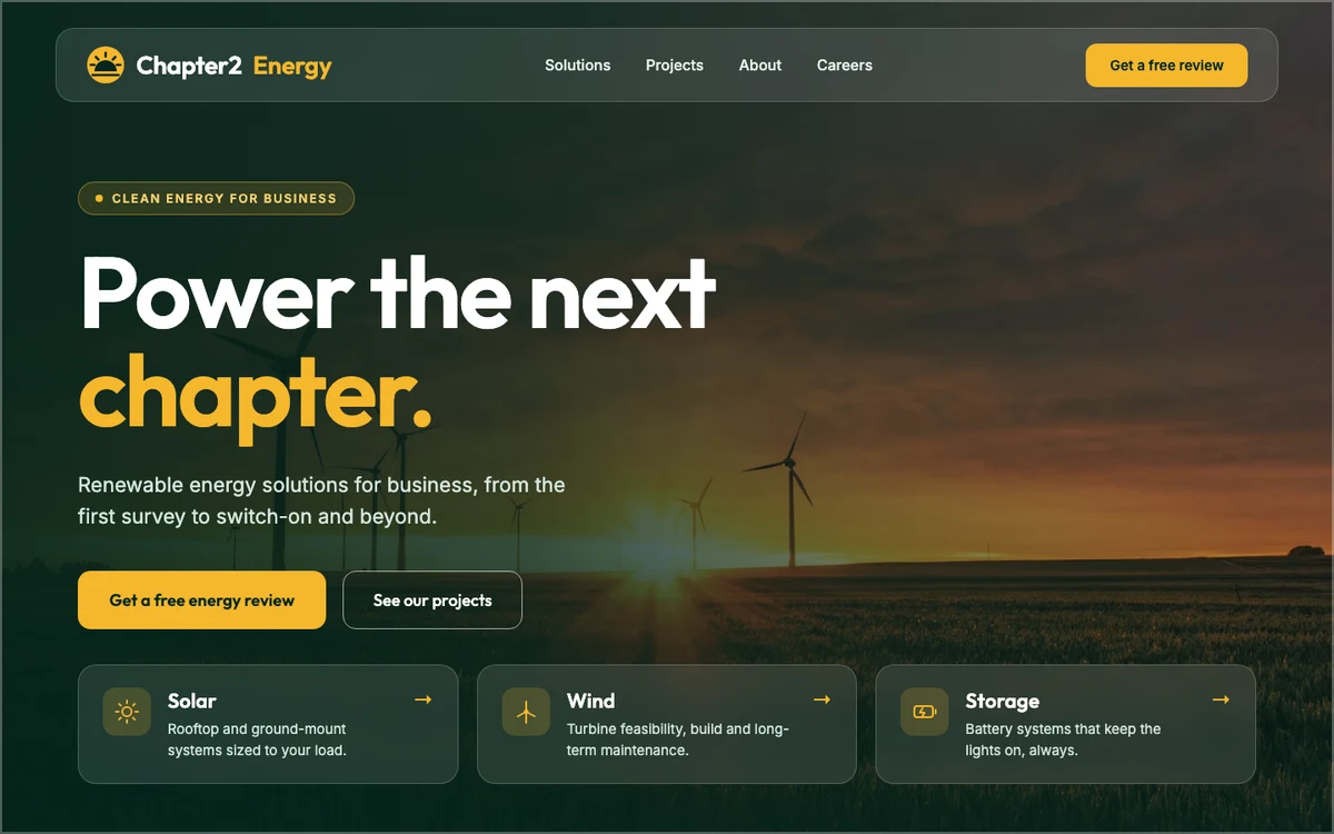 Example project homepage